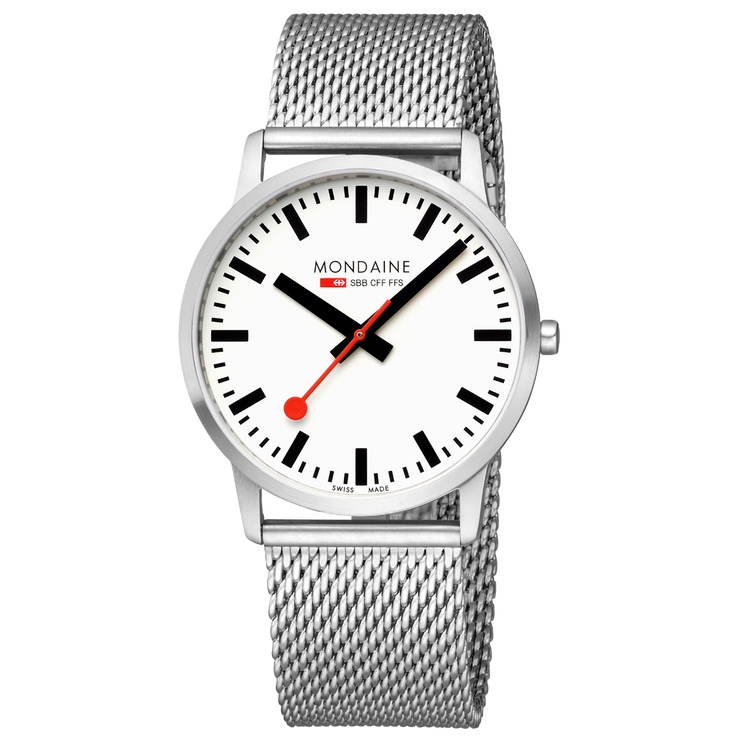 Mondaine Simply Elegant Stainless Steel 40mm Watch