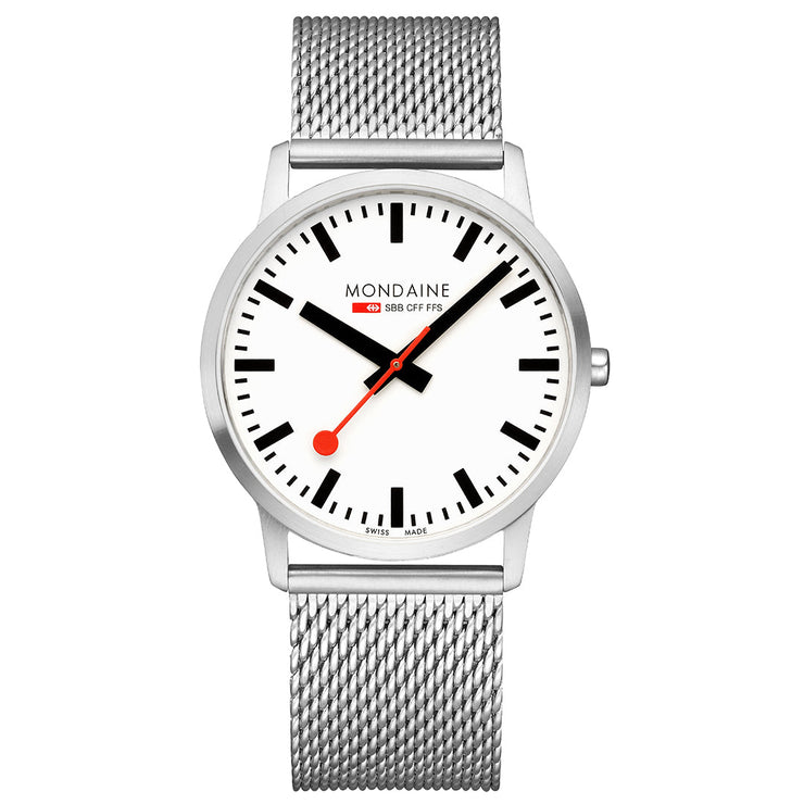 Mondaine Simply Elegant Stainless Steel 40mm Watch