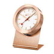 Official Swiss Railways Magnetic Desk Clock Rose Gold