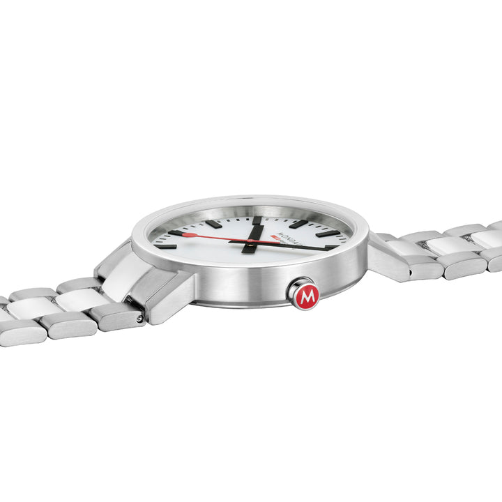 Mondaine Classic Silver Stainless Steel 40mm