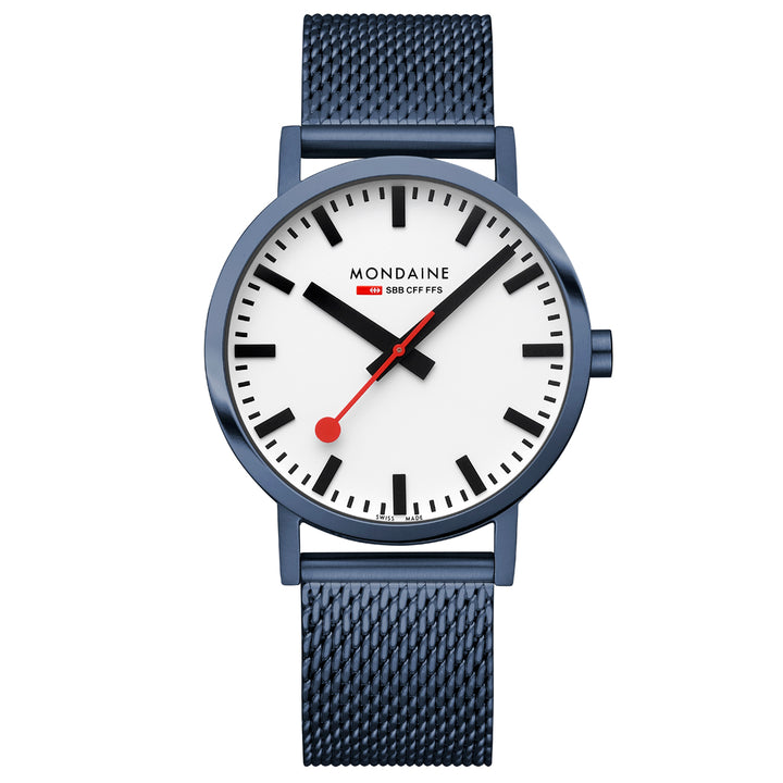 Mondaine Classic Mesh Blue 40mm - A660.30360.1BSBM