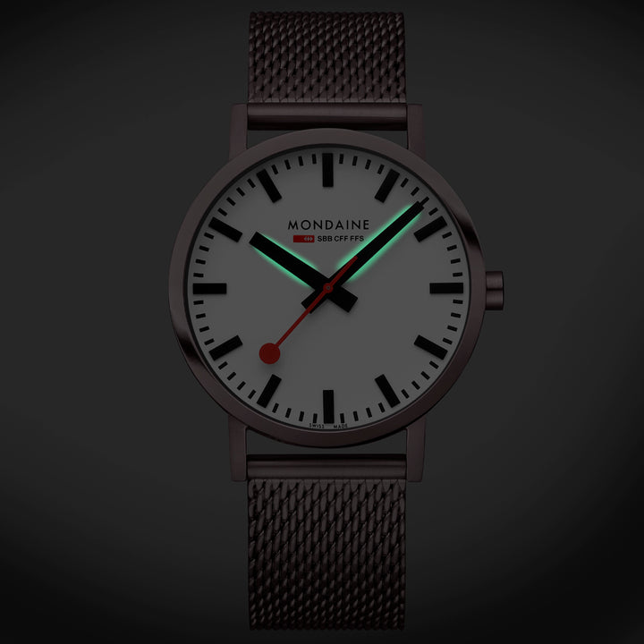 Mondaine Classic Mesh Brown 40mm - A660.30360.1BSBZ