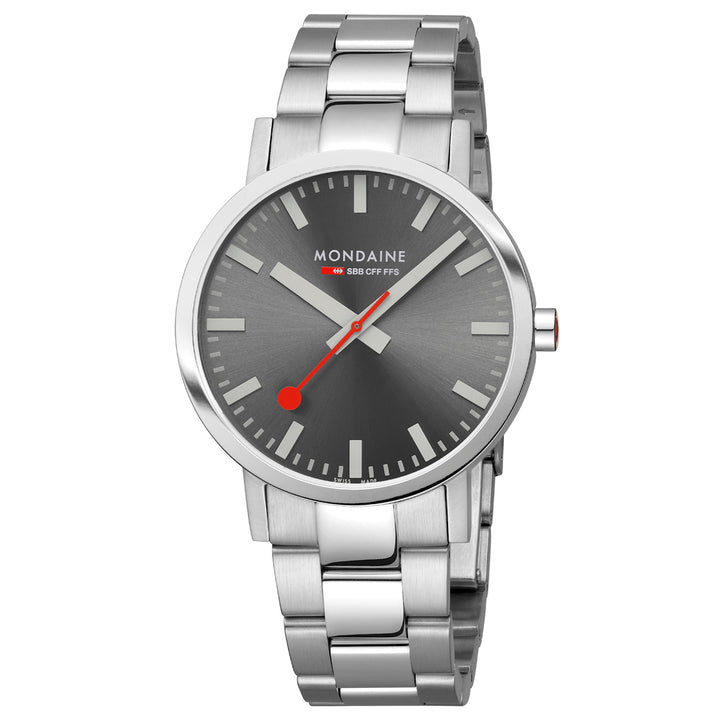 Mondaine Classic Silver Stainless Steel 40mm