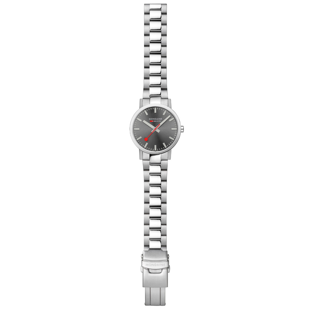 Mondaine Classic Silver Stainless Steel 40mm
