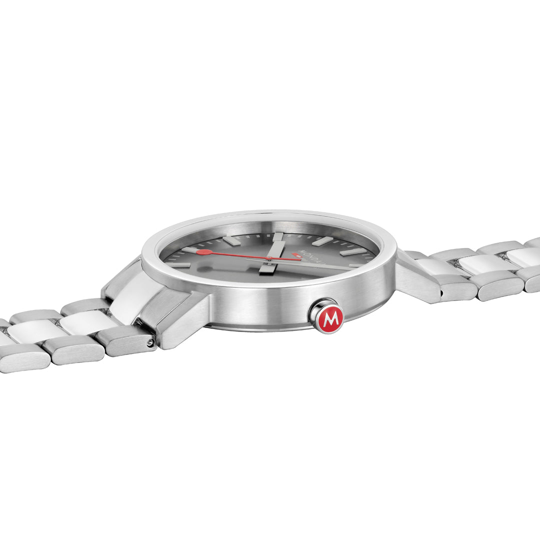 Mondaine Classic Silver Stainless Steel 40mm