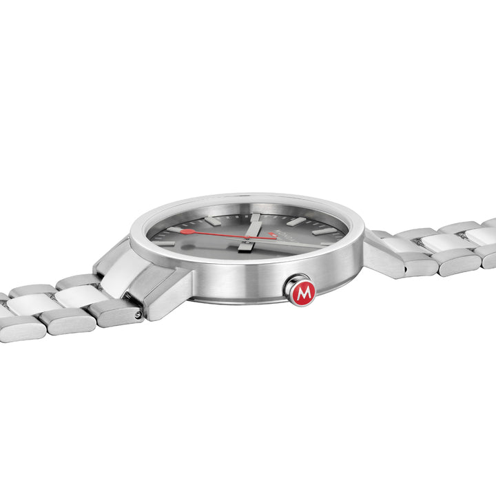 Mondaine Classic Silver Stainless Steel 40mm