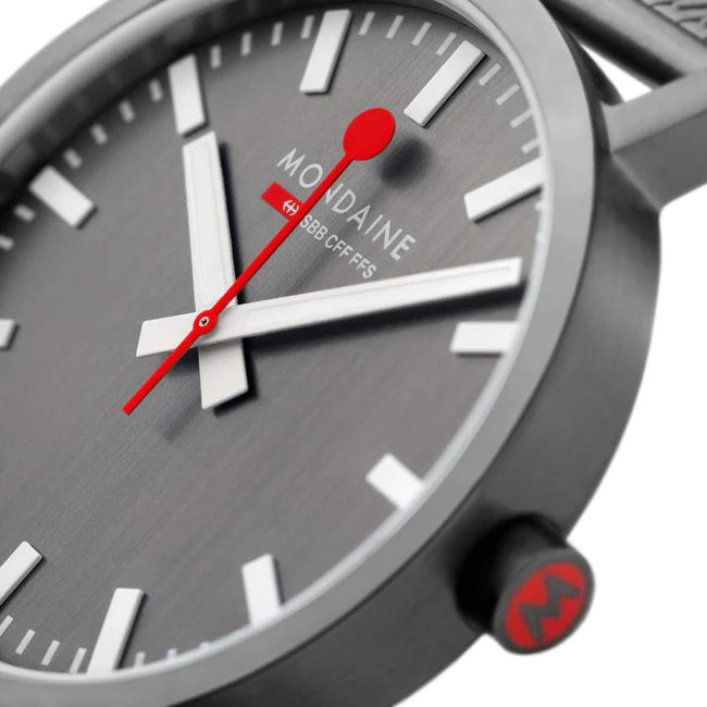 Mondaine Classic Mesh Grey 40mm - A660.30360.81SBM