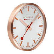 Mondaine Official Copper Pure Wall Clock 40cm