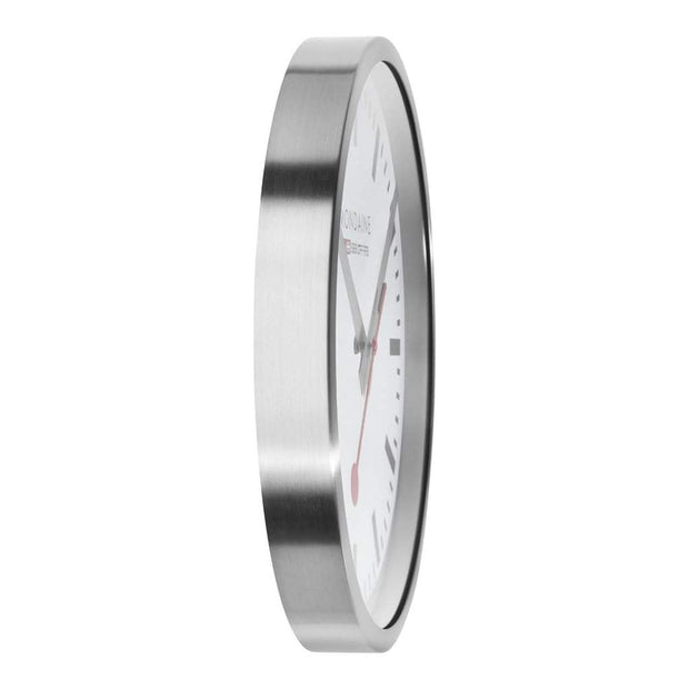 Mondaine Official Silver Pure Wall Clock 40cm