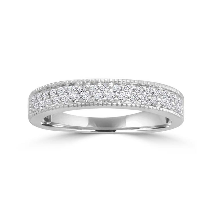 Diamond Ring with 0.27ct Diamonds in 9K White Gold | The Jewellery Boutique