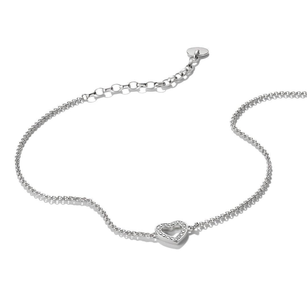 Anklet heart with zirconia | THOMAS SABO Australia