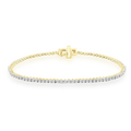 Diamond Tennis Bracelet with 1.00ct Diamonds in 9K Yellow Gold