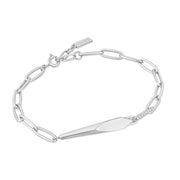 Ania Haie Silver Geometric Chunky Chain Bracelet