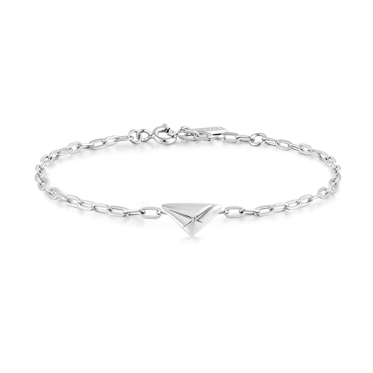 Ania Haie Silver Triangle Kiss Bracelet