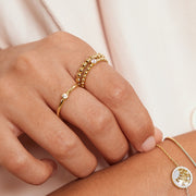 Ania Haie Gold Round Dome Band