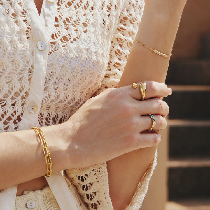 Gold Beaded Bracelet | The Jewellery Boutique
