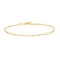 Gold Disc Station Bracelet | The Jewellery Boutique