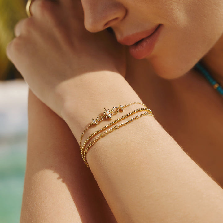 Gold Beaded Bracelet | The Jewellery Boutique