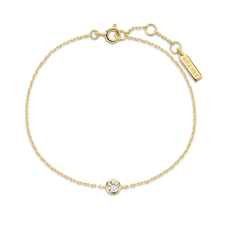 Gold Solitaire Bracelet | The Jewellery Boutique Australia