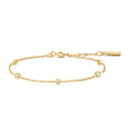 Ania Haie Gold Classic Bezel-Set Station Bracelet | The Jewellery Boutique Australia
