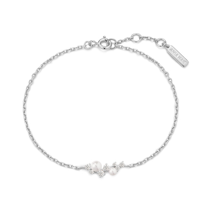 Ania Haie Silver Shell Pearl Cluster Bracelet | The Jewellery Boutique Australia