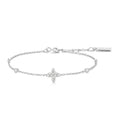 Ania Haie Silver Sparkling Lucky Clover Bracelet | The Jewellery Boutique Australia