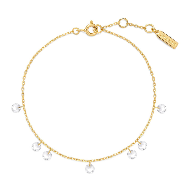 Ania Haie Gold Droplet Station Bracelet | The Jewellery Boutique Australia