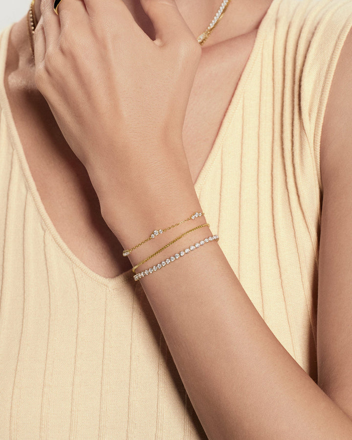 Ania Haie Gold Cluster Station Bracelet B079-01G