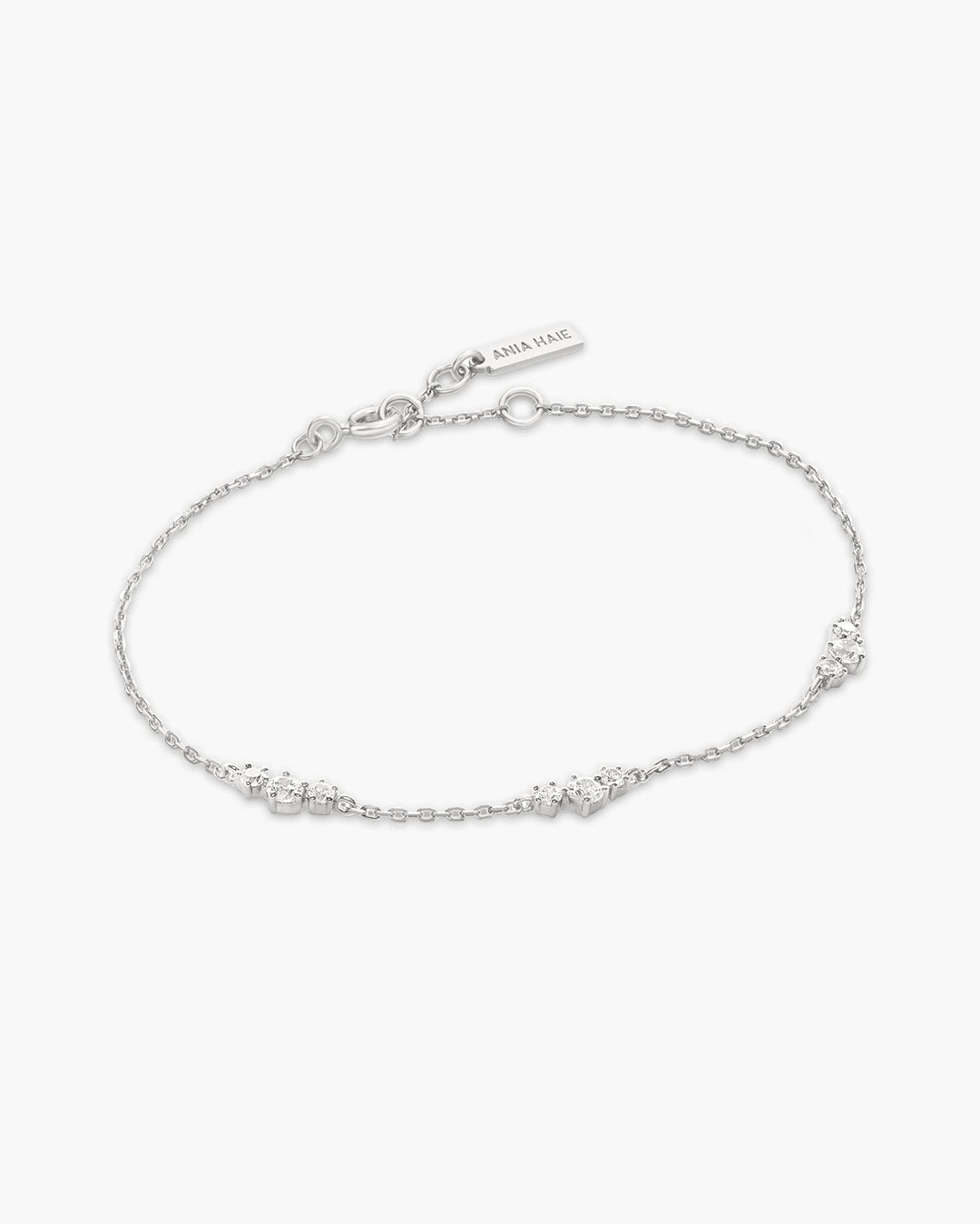 Ania Haie Silver Cluster Station Bracelet B079-01H