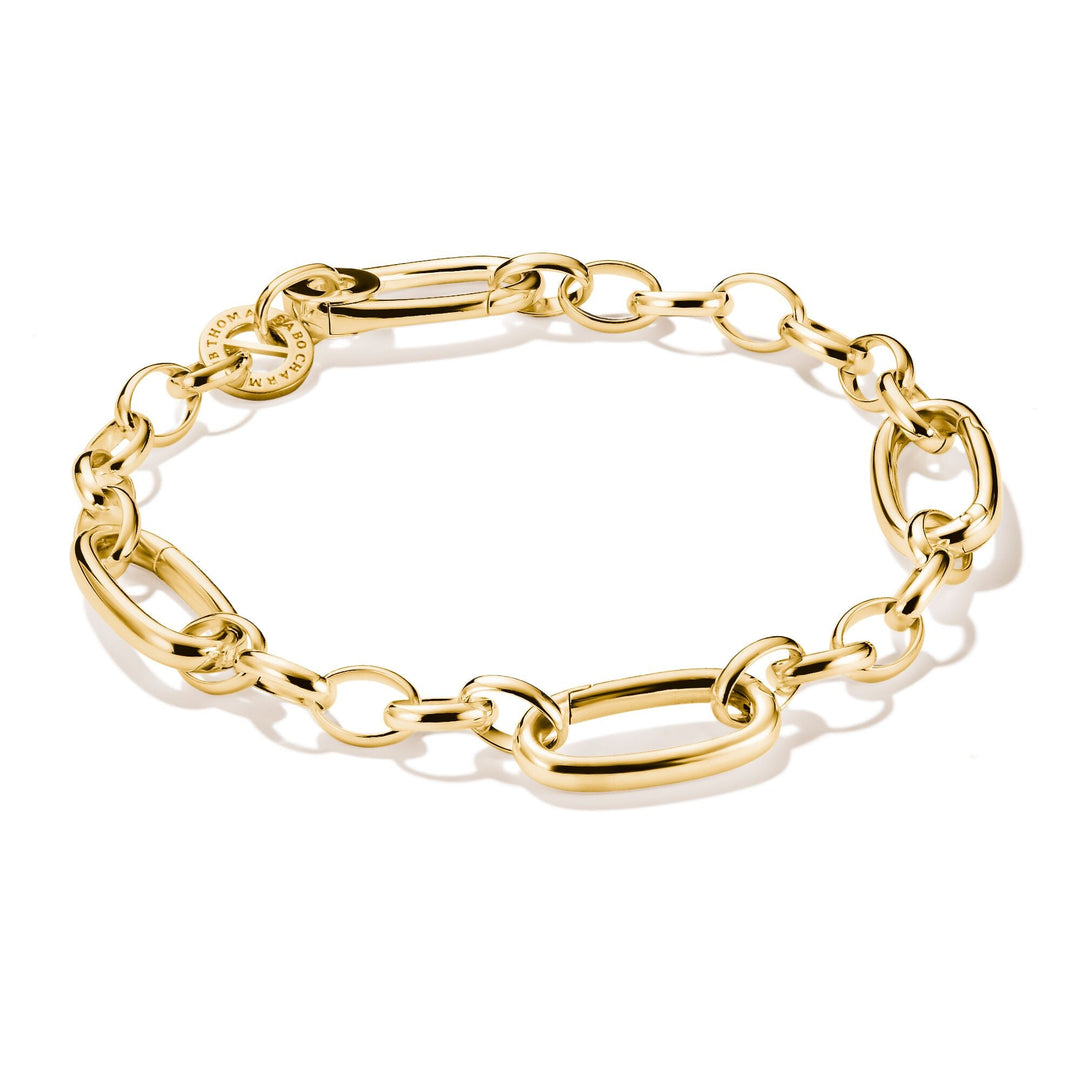 THOMAS SABO Gold-Tone Stainless Steel Singapore Bracelet 1.7mm