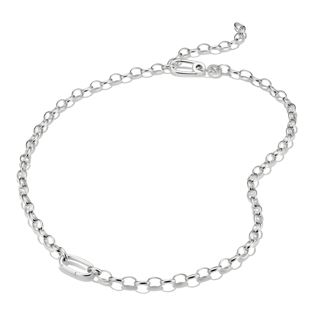 THOMAS SABO Silver-Plated Charm Club Bracelet with Connect Link