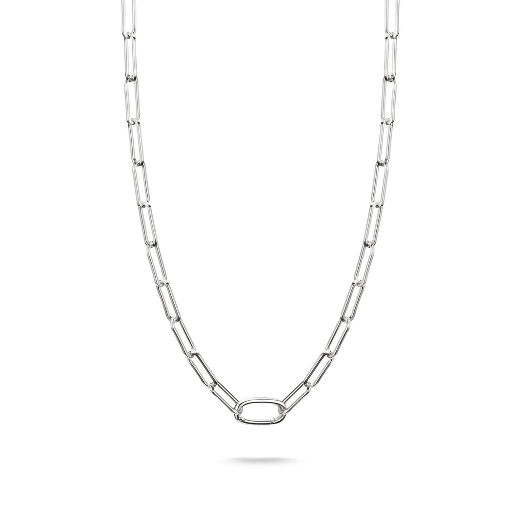 THOMAS SABO Silver-Plated Charm Club Bracelet with Connect Link