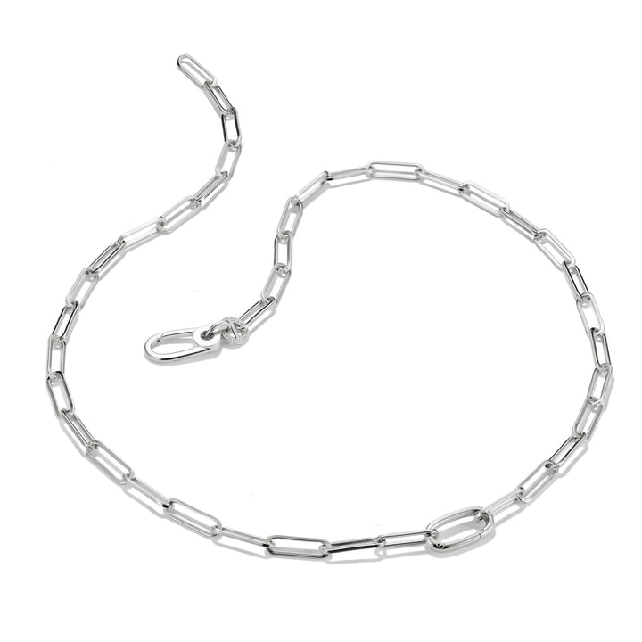 THOMAS SABO Silver-Plated Charm Club Bracelet with Connect Link