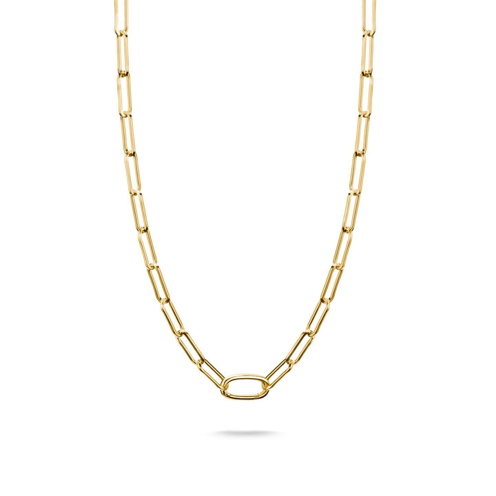 THOMAS SABO Gold-Tone Stainless Steel Charm Club Paperclip Bracelet