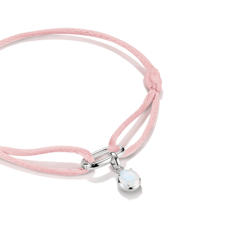 THOMAS SABO Connect Textile Bracelet Pink