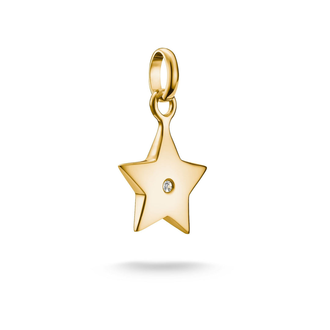 Charm pendent star with white stone Connect  | THOMAS SABO Australia
