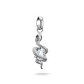 Charm pendant snake with stone Connect  | The Jewellery Boutique Australia