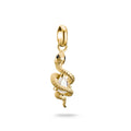 Charm pendant snake with stone Connect  | The Jewellery Boutique Australia