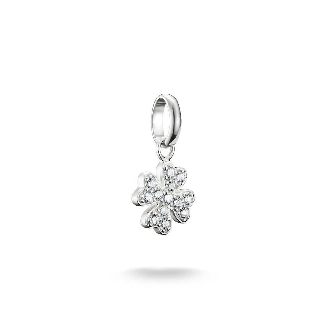Charm pendant lucky clover with stones Connect  | The Jewellery Boutique Australia