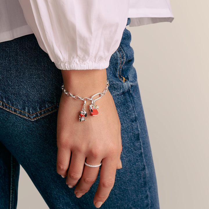 THOMAS SABO Snoopy & Woodstock Doghouse PEANUTS Connect Charm 