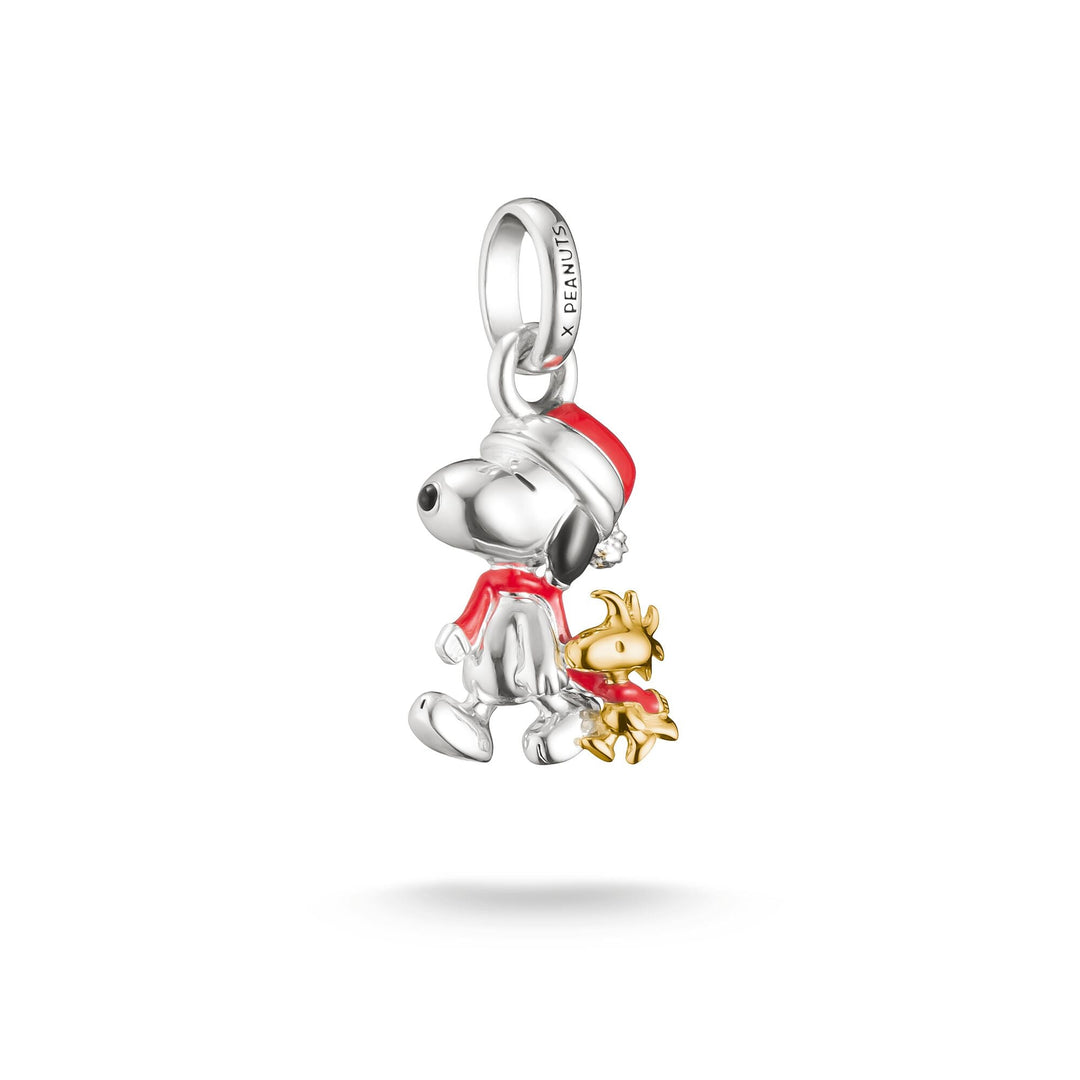 Charm pendant Snoopy & Woodstock Santa Edition PEANUTS Connect |The Jewellery Boutique Australia