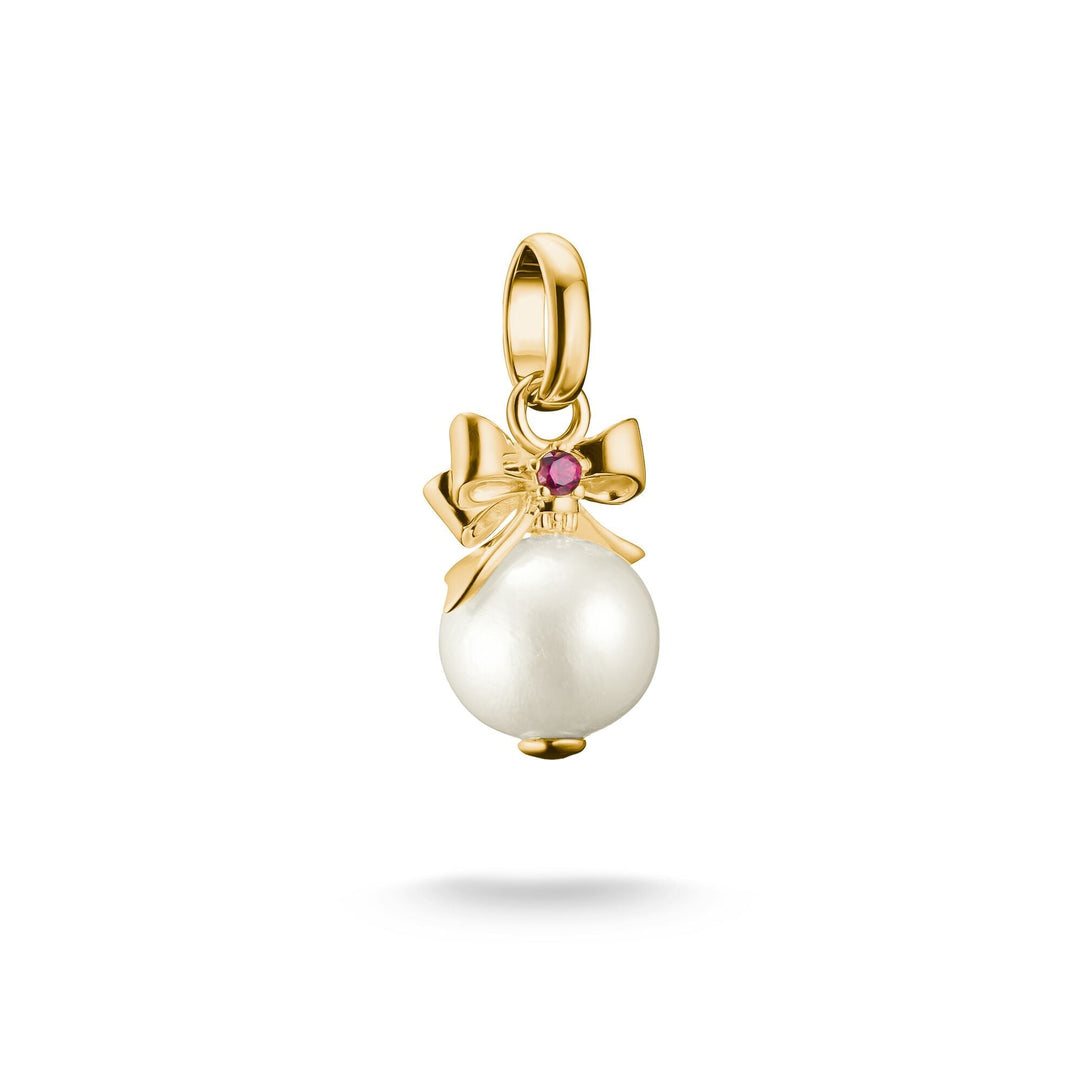 Charm Pendant Pearl with Bow Connect |The Jewellery Boutique Australia
