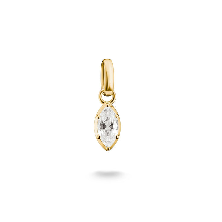 THOMAS SABO Gold-Plated April Birthstone Charm
