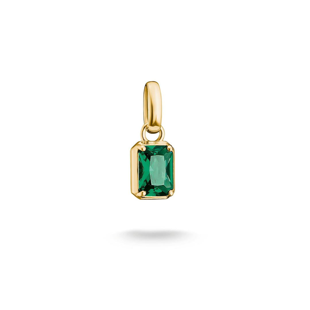 THOMAS SABO Gold-Plated May Birthstone Charm