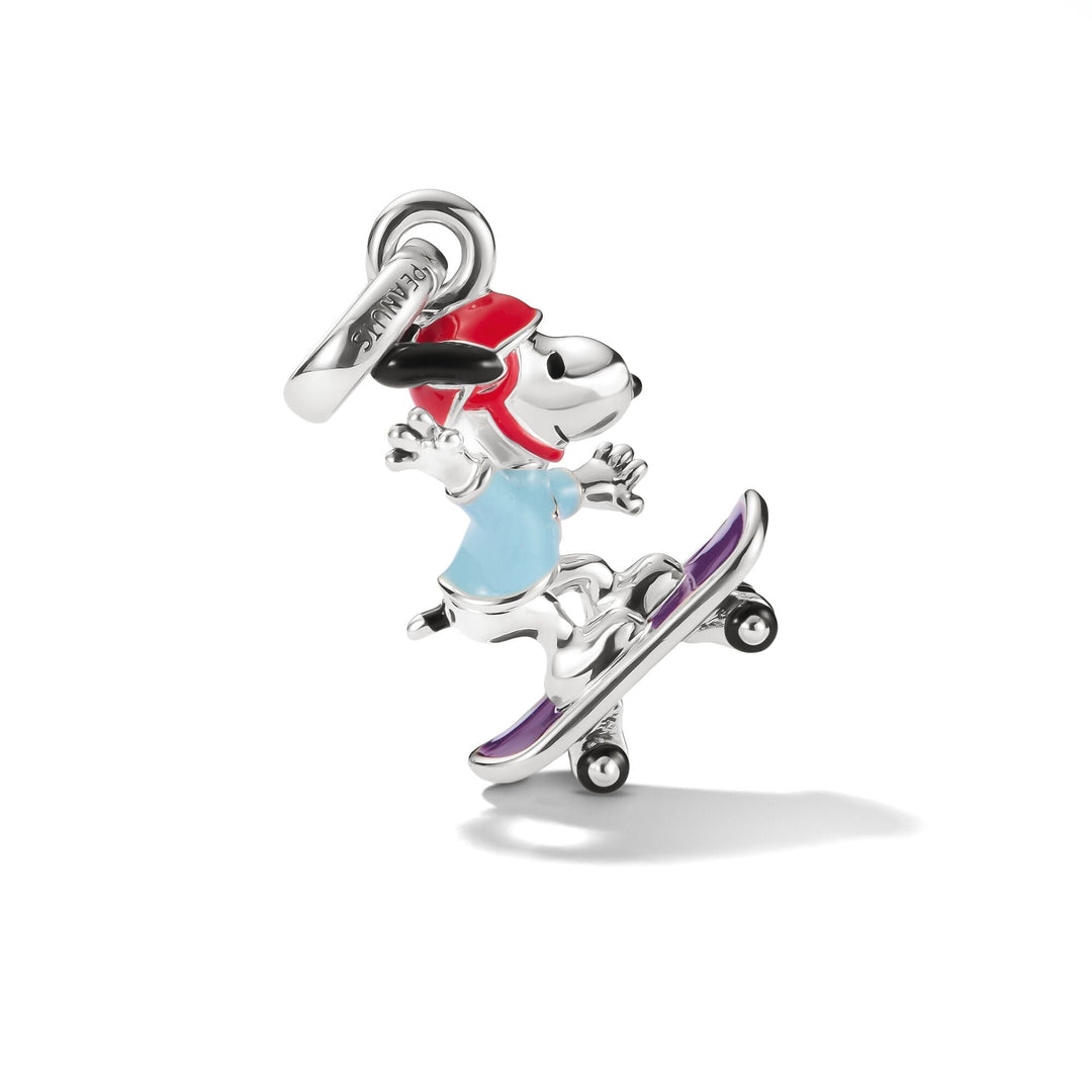 Connect Charm Snoopy on Skateboard  | Jewellery Boutique Australia