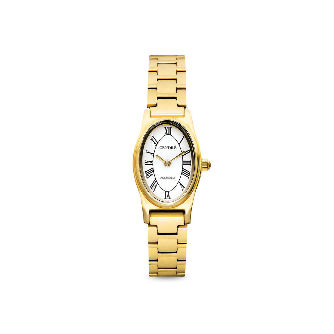 Emmeline Watch |  White | 18K Gold