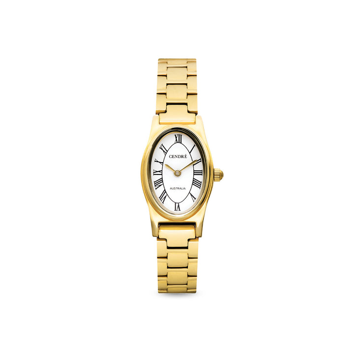 Emmeline Watch |  White | 18K Gold