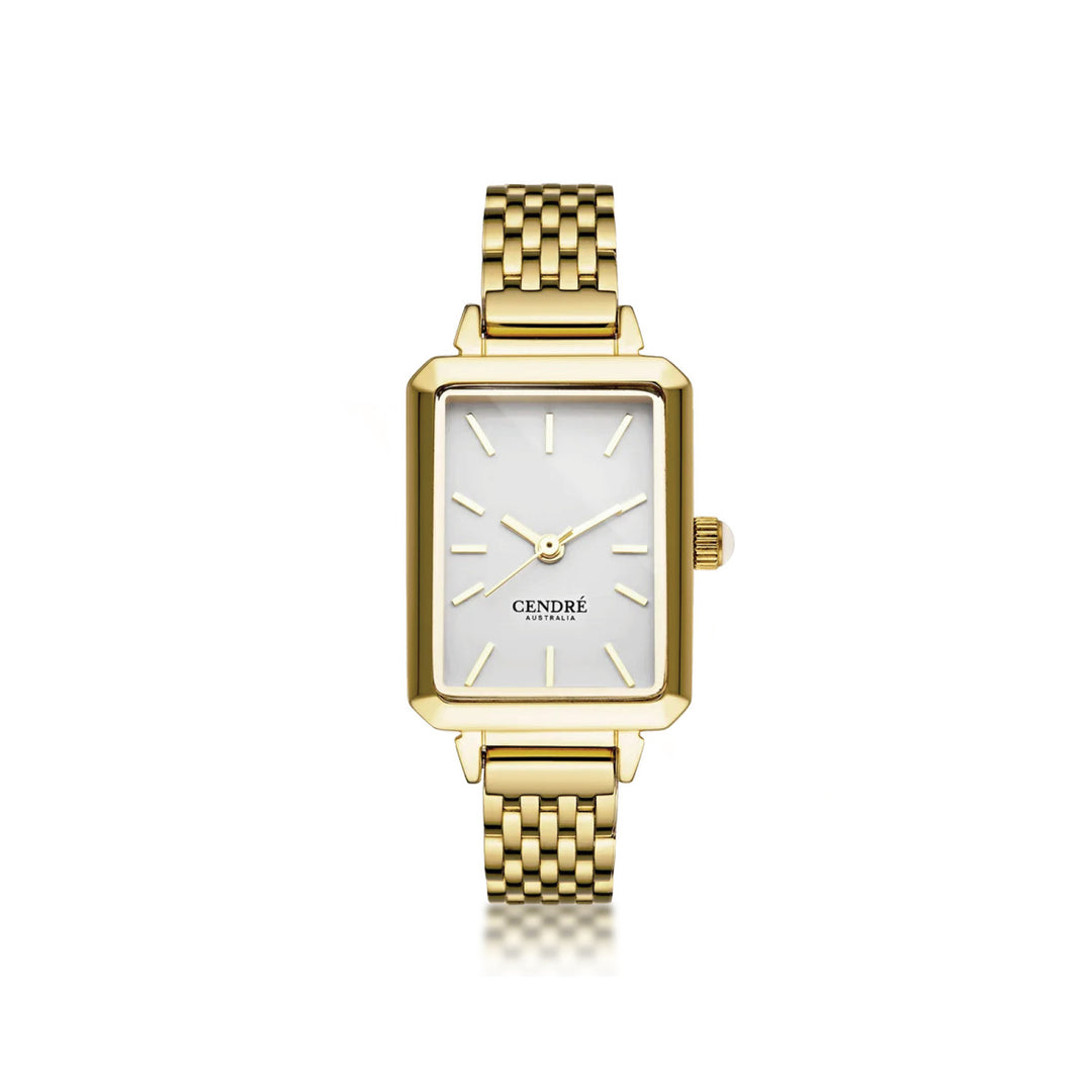 Mason Watch | White | 14K Gold