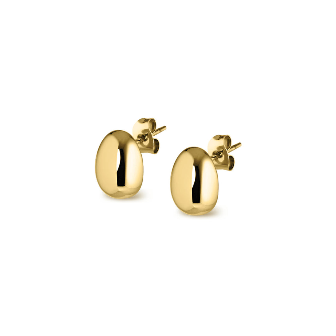 Bean Earrings | 14K Gold