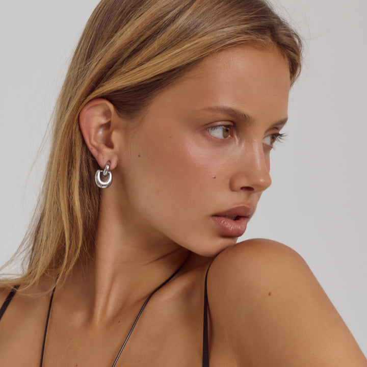 Gabrielle Earrings | Silver